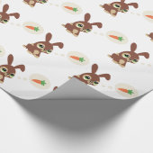 Osterkaninchen Geschenkpapier (Ecke)