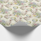 Osterkaninchen Geschenkpapier (Ecke)