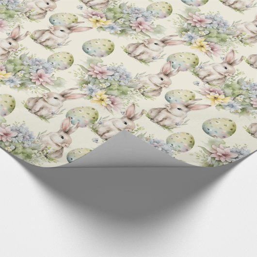Osterkaninchen Geschenkpapier (Ecke)