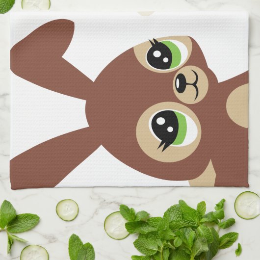 Osterkaninchen Handtuch (Gefaltet)