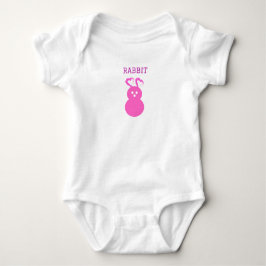 Osterkaninchen Herzkarosserie Baby Strampler