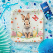 Osterkaninchen Holiday Modern Collection Pappteller (Party)
