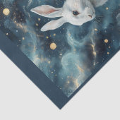 Osterkaninchen in einem traumhaften Hintergrund Seidenpapier (Ausschnitt)