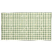 Osterkaninchen Kariertes Muster Kissenbezug (Vorderseite-Links)