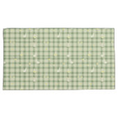 Osterkaninchen Kariertes Muster Kissenbezug (Vorderseite-Rechts)