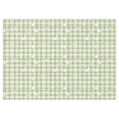 Osterkaninchen Kariertes Muster Tischdecke (Vorderseite (Horizontal))
