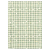 Osterkaninchen Kariertes Muster Tischdecke (Vorderseite)