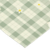 Osterkaninchen Kariertes Muster Tischdecke (Schrägansicht)