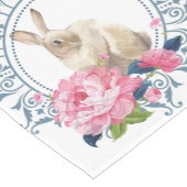 Osterkaninchen Kurzer Tischläufer (Ecke)