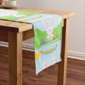 Osterkaninchen Kurzer Tischläufer (Beispiel)