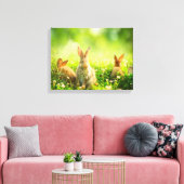Osterkaninchen Leinwanddruck (Insitu (Wohnzimmer))