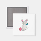 Osterkaninchen Magnet (Vorderseite/Rückseite)