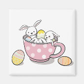 Osterkaninchen Magnet (Vorne)