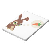 Osterkaninchen Notizblock (Rotiert)