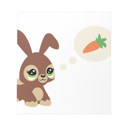 Osterkaninchen Notizblock (Vorderseite)