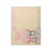 Osterkaninchen Notizblock (Rotiert)