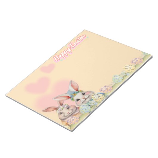 Osterkaninchen Notizblock (angewinkelt)