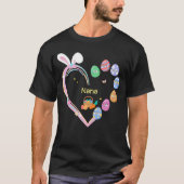 Osterkaninchen Ostereier Großmutter Name T-Shirt (Vorderseite)