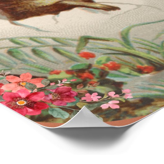 Osterkaninchen Poster (Ecke)