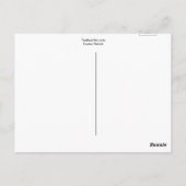 Osterkaninchen Postkarte (Rückseite)