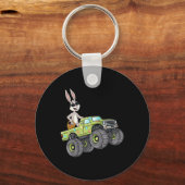 Osterkaninchen Reitmonster Truck Fun Boys Girls Schlüsselanhänger (Rückseite)