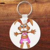 Osterkaninchen Schlüsselanhänger (Vorderseite)