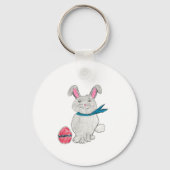 Osterkaninchen Schlüsselanhänger (Vorderseite)