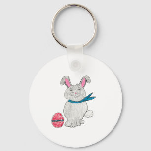 Osterkaninchen Schlüsselanhänger