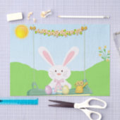 Osterkaninchen Seidenpapier (Handwerk)