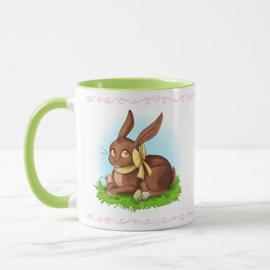 Osterkaninchen Tasse (Links)