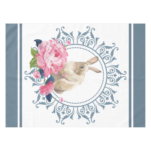 Osterkaninchen Tischdecke (Vorderseite (Horizontal))