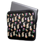 Osterkaninchen und -eier laptopschutzhülle (Vorderseite Links)
