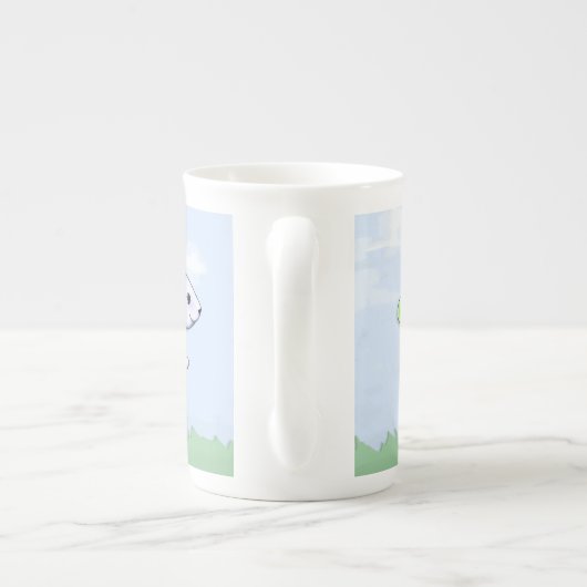 Osterkaninsel China Tasse (Rückseite)