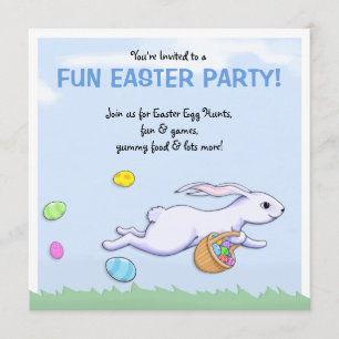 Osterkaninsel-Party Einladung Ostern