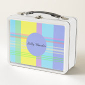 OsterKariert Metall Brotdose (Vorderseite)