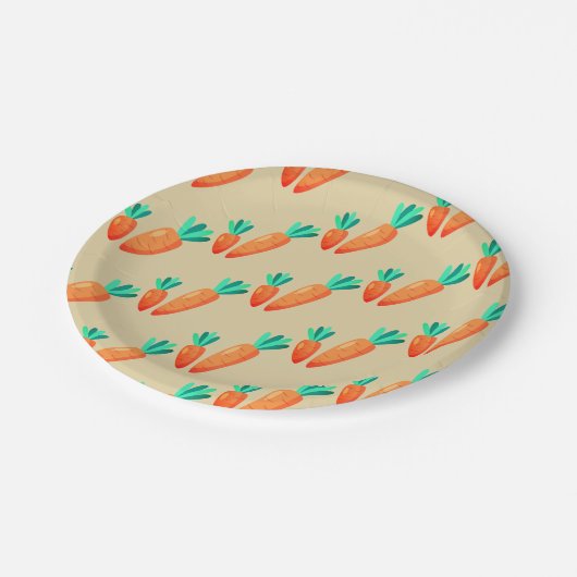 Osterkaroton-Teller - Ideal für Party Pappteller (Schrägansicht)