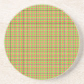 Osterkarotten-Farben Karomuster Getränkeuntersetzer (Vorne)