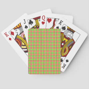 Osterkarotten-Farben Karomuster Spielkarten