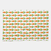 Osterkarottenmuster Saisondekoration Geschirrtuch (Horizontal)