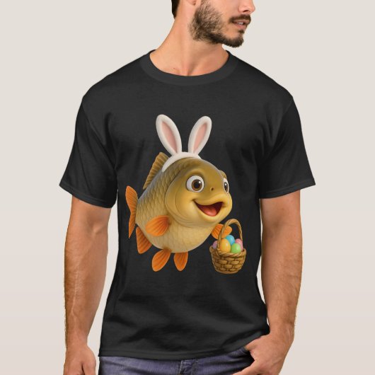 Osterkarpfen T-Shirt (Vorderseite)