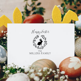 Osterkarte - Briefmarke Gummistempel