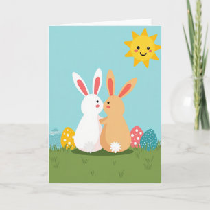 Osterkarte Bunny Love Frühling Karte