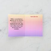 Osterkarte : Christus ist erschienen / Feiertagskarte (Innenseite)