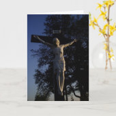 Osterkarte "Crucified" Karte (Gelbe Blume)