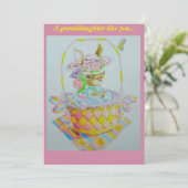 Osterkarte der Großtochter Dankeskarte (Stehend Vorderseite)