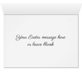 Osterkarte - Farbgeblümter Sonnenschein (Innenansicht Horizontal (Unten))