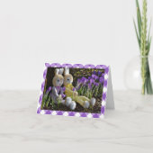 Osterkarte "Feiern" (Vorderseite)