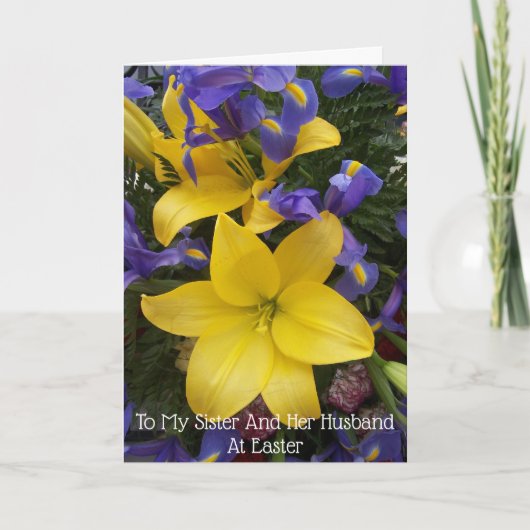 Osterkarte Feiertagskarte (Vorderseite)