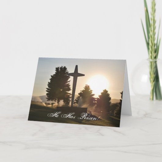 Osterkarte Feiertagskarte (Vorderseite)