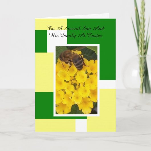 Osterkarte Feiertagskarte (Vorderseite)